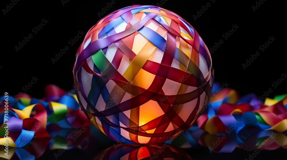 colorful sphere colorful sphere