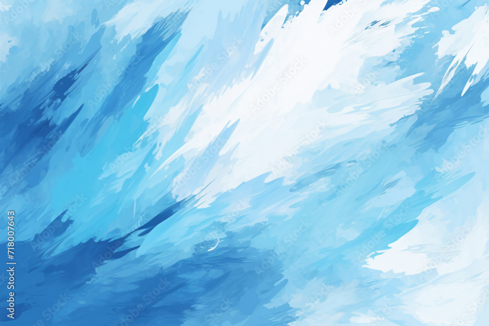 Blue brushstrokes background generated AI Blue brushstrokes background generated AI