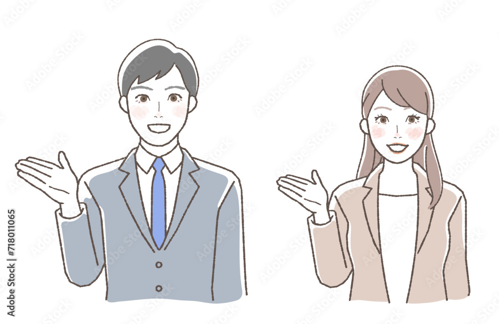 Business illustration set for guidance, men and women. Business illustration set for guidance, men and women.
