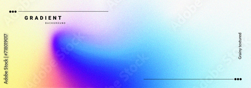 Trendy gradient with noisy textured background	
