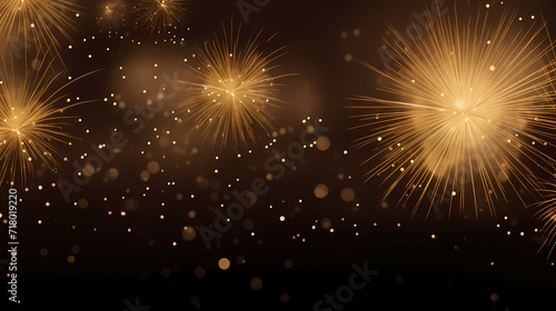Fireworks background for celebration, holiday celebration concept © jiejie