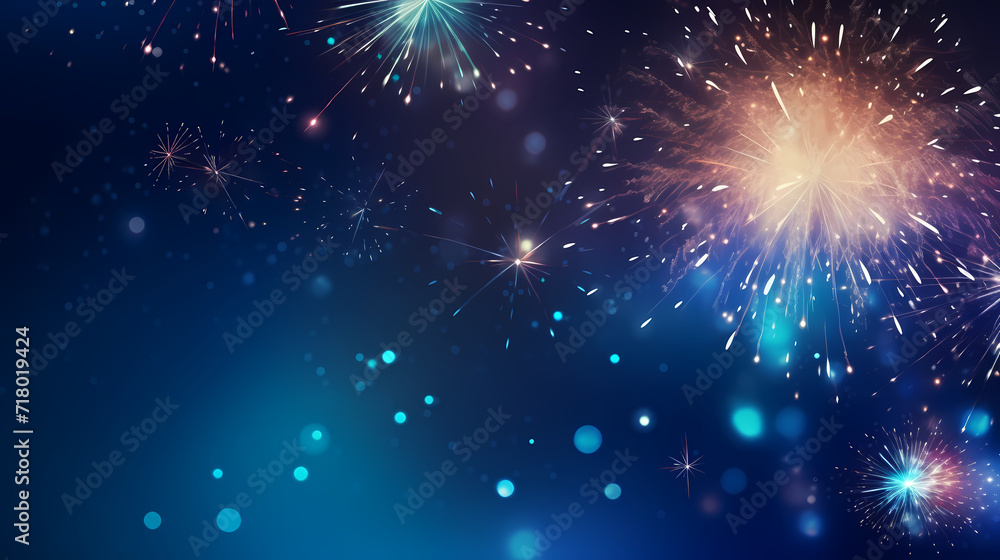 Fireworks background for celebration, holiday celebration concept Fireworks background for celebration, holiday celebration concept