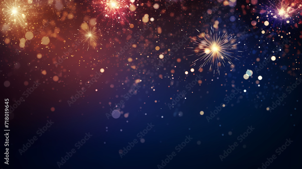 Fireworks background for celebration, holiday celebration concept