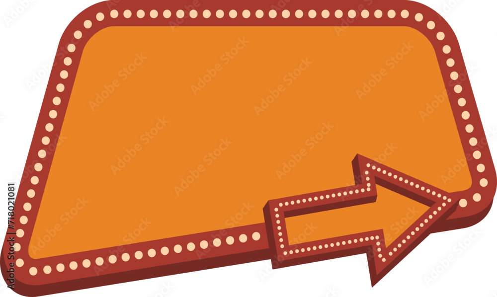 Retro Sign Illustration Element Retro Sign Illustration Element