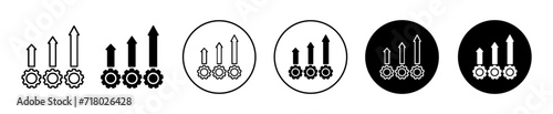 improve symbol icon sign collection in white and black