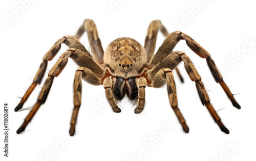 Stone Wolf Spider Sighting isolated on transparent Background