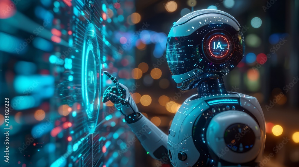 Chatting with an AI Robot Chatting with an AI Robot