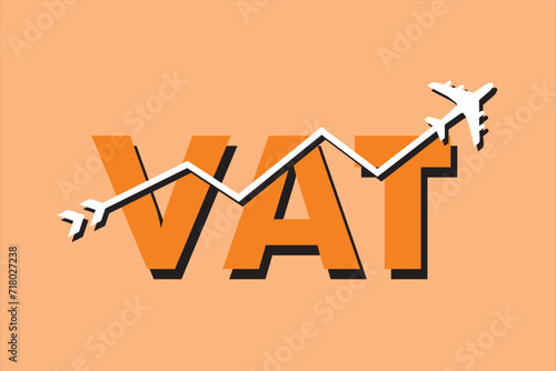Vat up concept. economic crisis