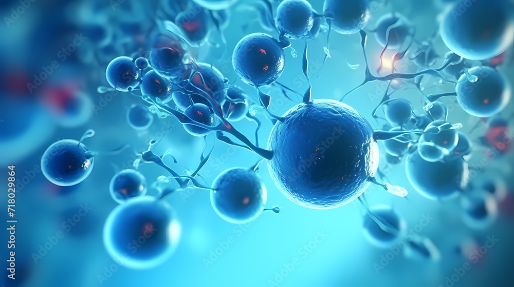 Nervous system, brain central nervous cells, neuroscience background Nervous system, brain central nervous cells, neuroscience background