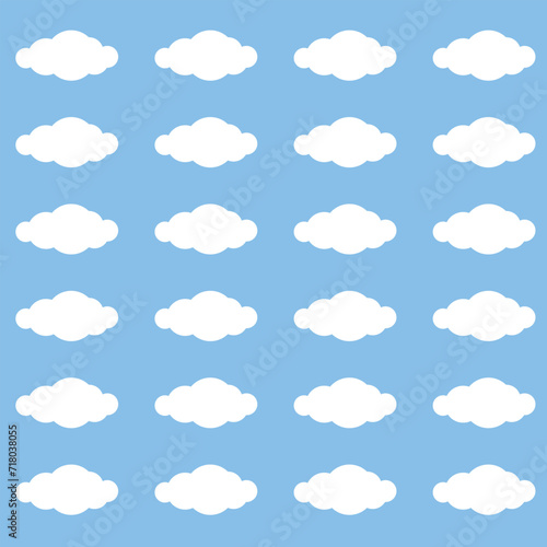 Vector Cloud Background Patern