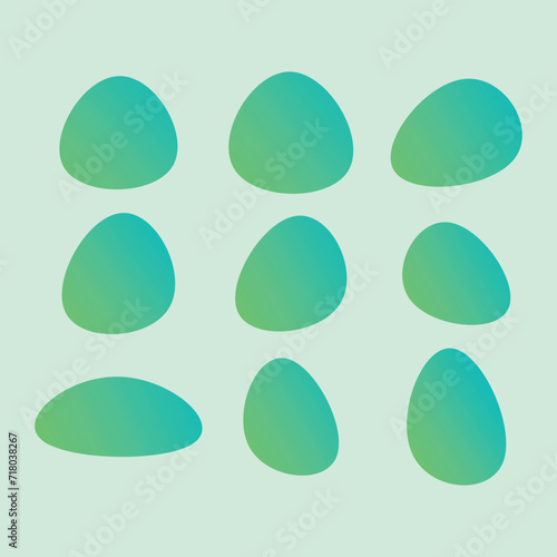 Vector Gradient Abstract Shapes