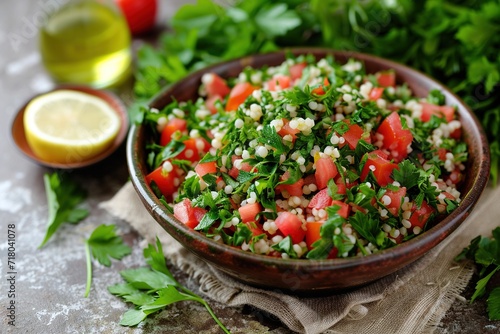 a delicious Tabbouleh photo