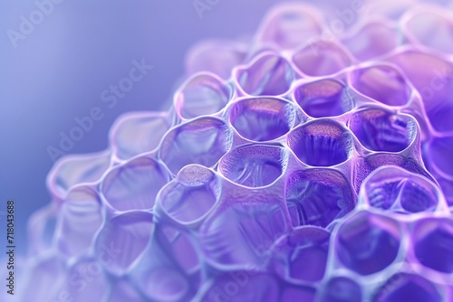 close up of honeycomb