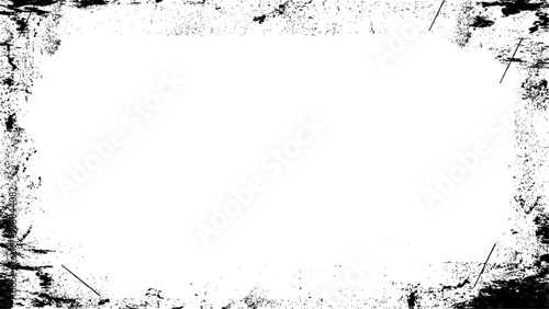 Grunge Distressed Frame Border Background