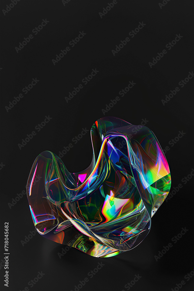 Modern Hologram Concept Illustration Modern Hologram Concept Illustration