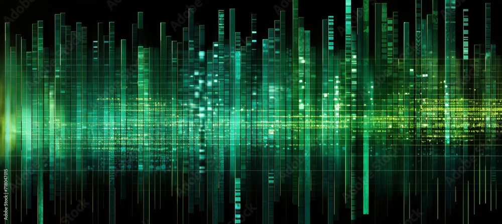 Matrix of digital data abstract background with digital grid and technological concept Matrix of digital data abstract background with digital grid and technological concept