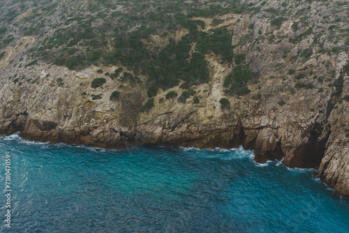 Sagres cliffs and Atlantic ocean, Portugal