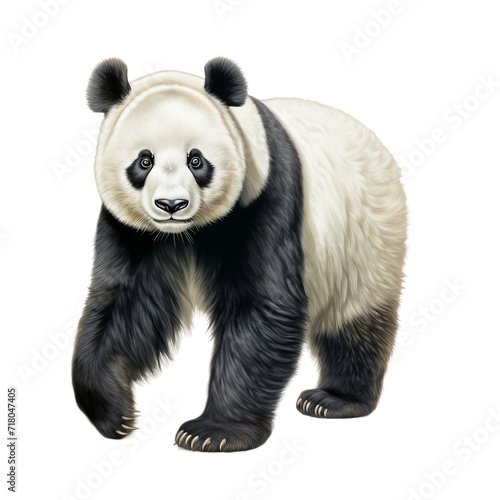 panda bear isolated