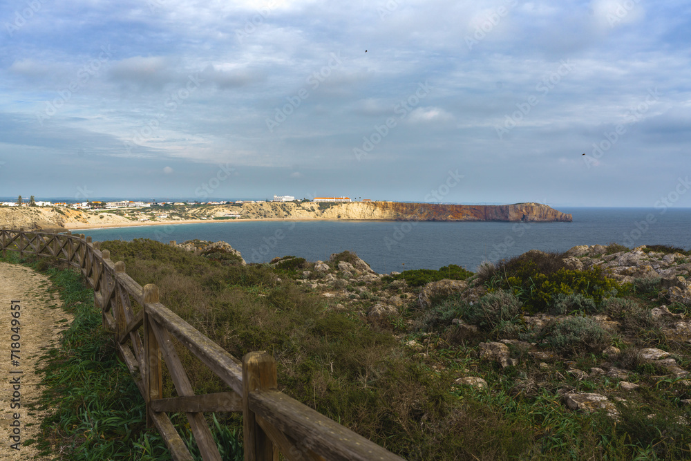 Sagres was the historic fort, which is known as Fortaleza de Sagres in Portuguese.