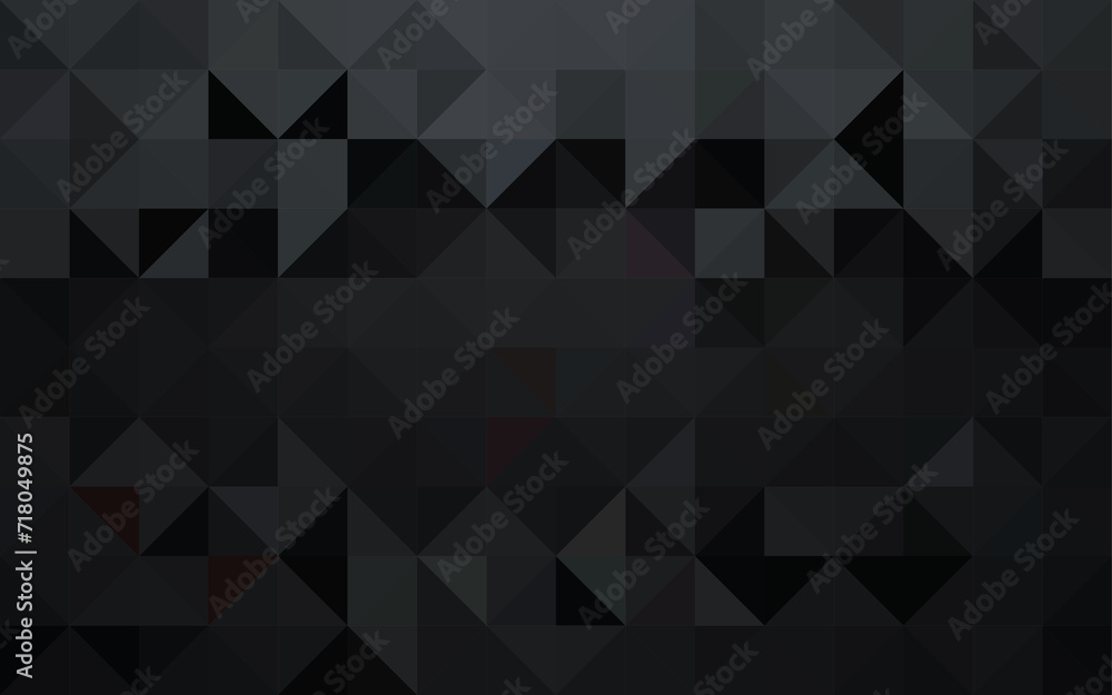 Obraz premium Abstract triangle geometry gray mosaic texture background patterns.