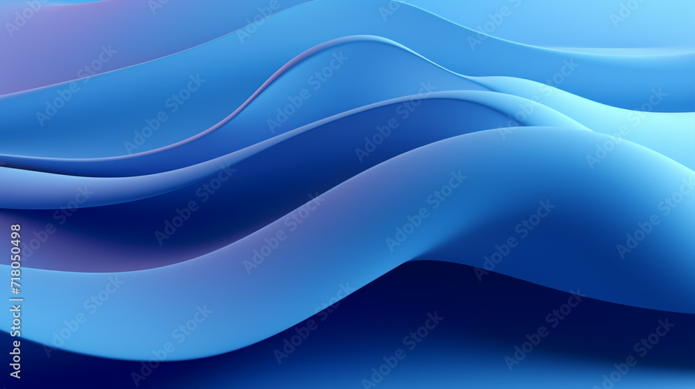 Blue waves pattern abstract background - ai generative Blue waves pattern abstract background - ai generative