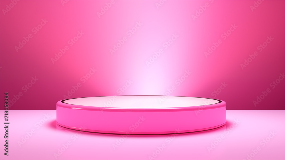 Pink podiums 3d background with podium. Podium scene. Abstract minimal scene Pink podiums 3d background with podium. Podium scene. Abstract minimal scene
