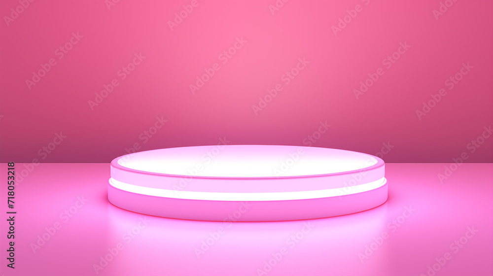 Pink podiums 3d background with podium. Podium scene. Abstract minimal scene Pink podiums 3d background with podium. Podium scene. Abstract minimal scene
