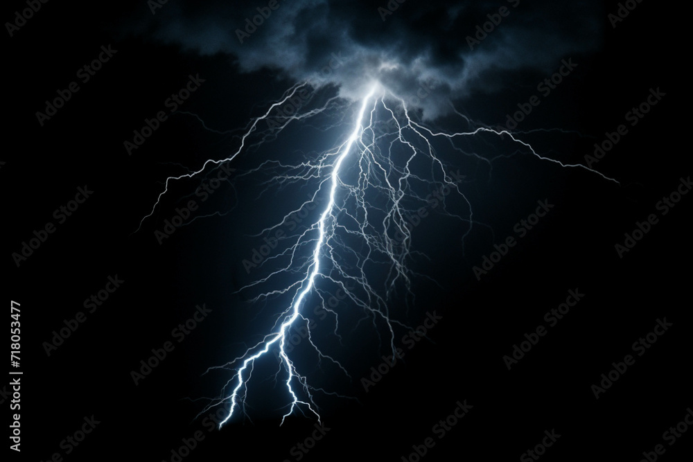 A dazzling display of electric power illuminating the dark night, as bolts of lightning strike through the stormy sky, creating a breathtaking spectacle of nature's energy. A dazzling display of electric power illuminating the dark night, as bolts of lightning strike through the stormy sky, creating a breathtaking spectacle of nature's energy.
