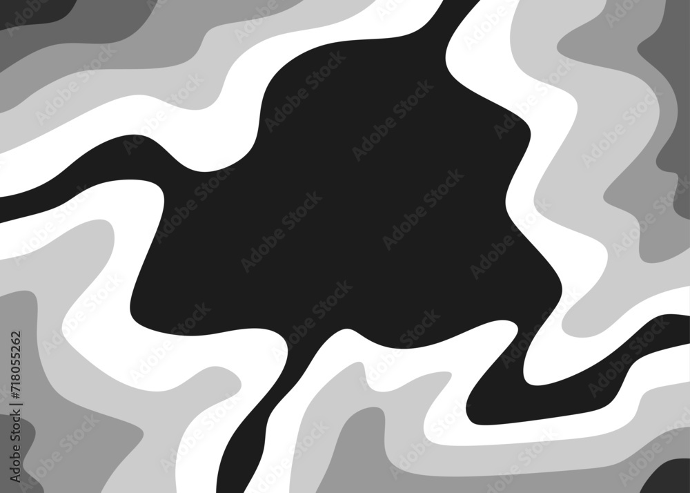 Abstract background with gradient wavy lines pattern and with some copy space area