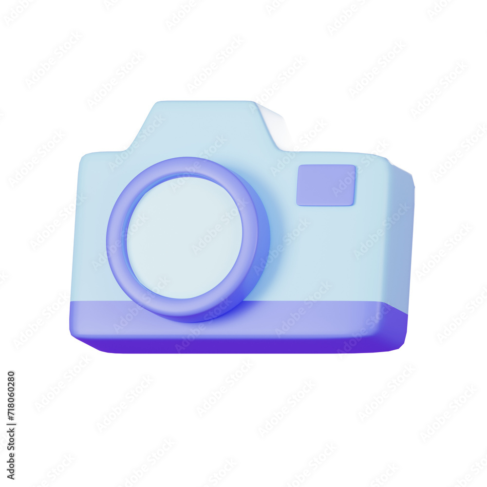camera UI 3d icon render high quality and transparent background camera UI 3d icon render high quality and transparent background