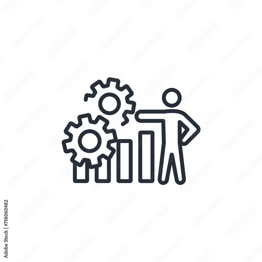 Development icon. vector.Editable stroke.linear style sign for use web design,logo.Symbol illustration. Development icon. vector.Editable stroke.linear style sign for use web design,logo.Symbol illustration.