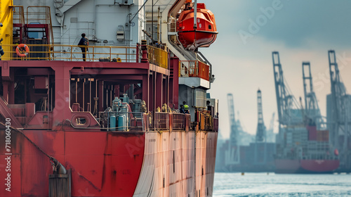 Voyage of Commerce The Journey of an Ocean Freight Vessel photo