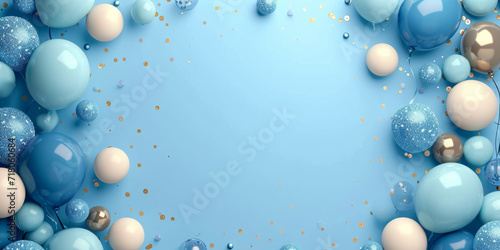 Birthday party Balloons background