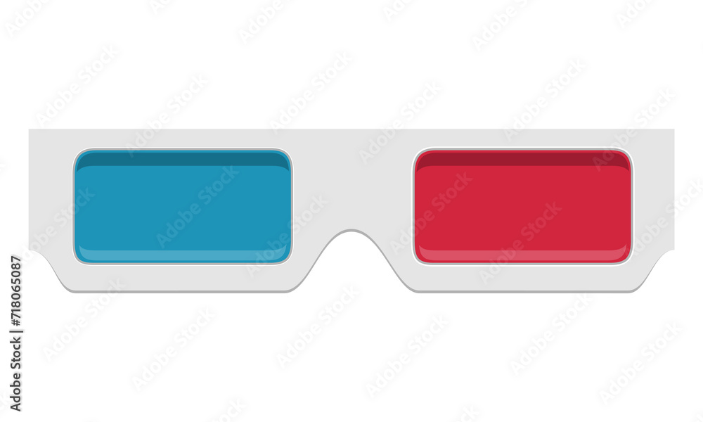 3d paper glasses stock vector illustration 3d paper glasses stock vector illustration