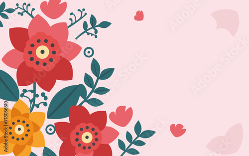 Abstract background poster. Good for fashion fabrics, postcards, email header, wallpaper, banner, events, covers, advertising, and more. Valentine's day, women's day, mother's day background.