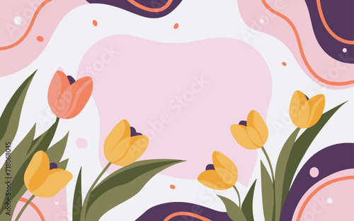 Abstract background poster. Good for fashion fabrics  postcards  email header  wallpaper  banner  events  covers  advertising  and more. Valentine s day  women s day  mother s day background.