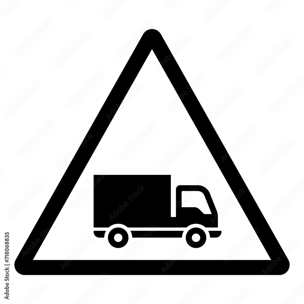 Truck Symbol Sign,Vector Illustration, Isolate On White Background Label. EPS10 Truck Symbol Sign,Vector Illustration, Isolate On White Background Label. EPS10