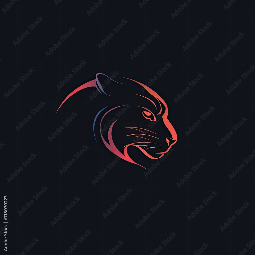 Panther Animal Colorful Symbol Art Figure Generative AI Panther Animal Colorful Symbol Art Figure Generative AI
