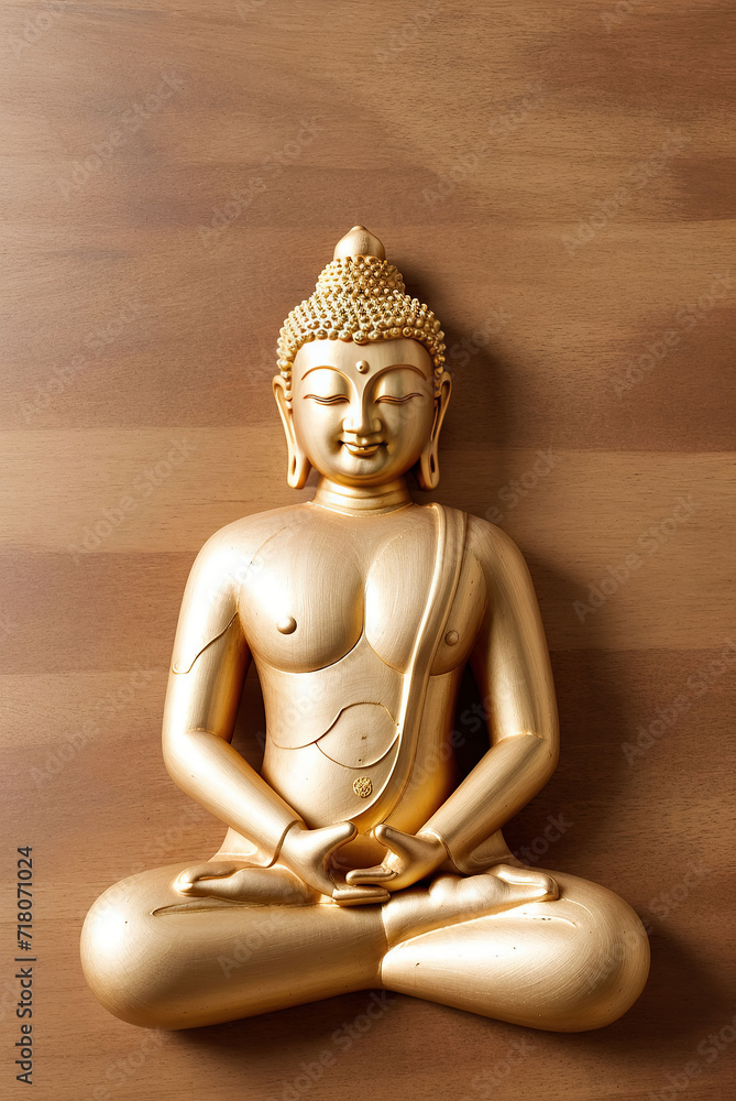 Budha, ganesh, kali, shiva, kanakamuni, adi buddha card, banner with place for text. Generative AI