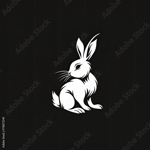 Rabbit Animal Colorful Illustration Art Object Generative AI