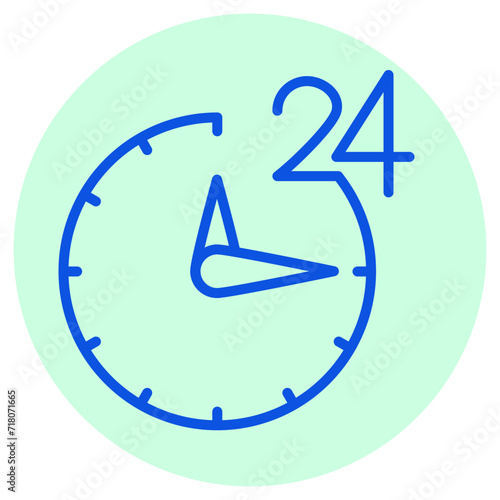 Hours icon design
