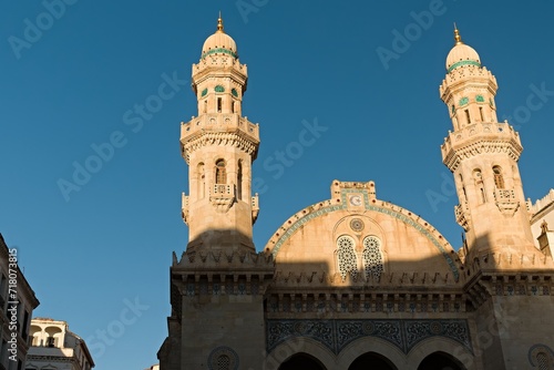 In the streets of Algiers, the capital of Algeria. Ketchaoua Mosque in the historic Casbah district. Africa.