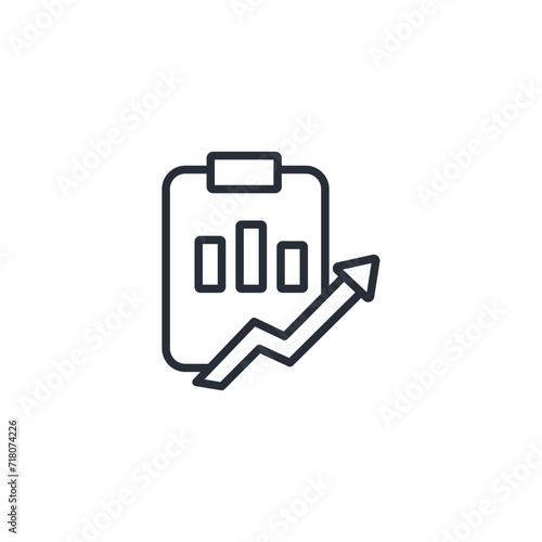 progress icon. vector.Editable stroke.linear style sign for use web design,logo.Symbol illustration.