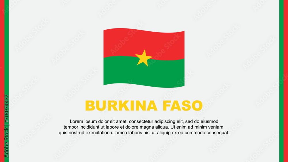 Burkina Faso Flag Abstract Background Design Template. Burkina Faso Independence Day Banner Social Media Vector Illustration. Burkina Faso Cartoon Burkina Faso Flag Abstract Background Design Template. Burkina Faso Independence Day Banner Social Media Vector Illustration. Burkina Faso Cartoon
