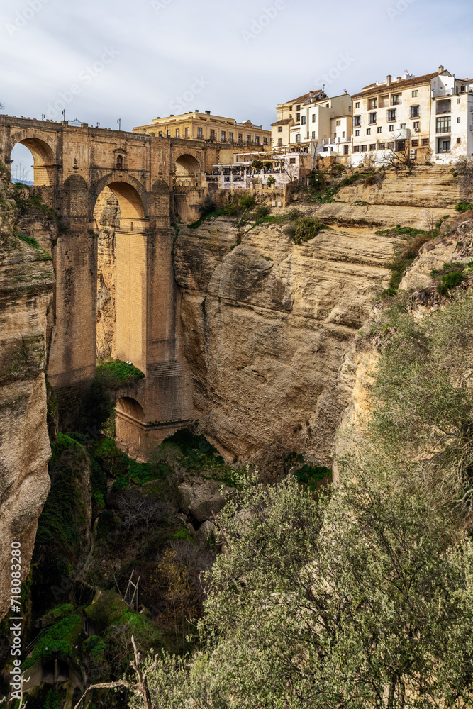 Puente Nuevo, Ronda, Malaga, Andalusia, Spain
