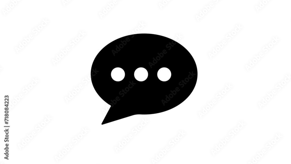 MASSAGE ICON ANIMATION .MOVING CHAT MASSAGE ICON ANIMATION .MOVING CHAT