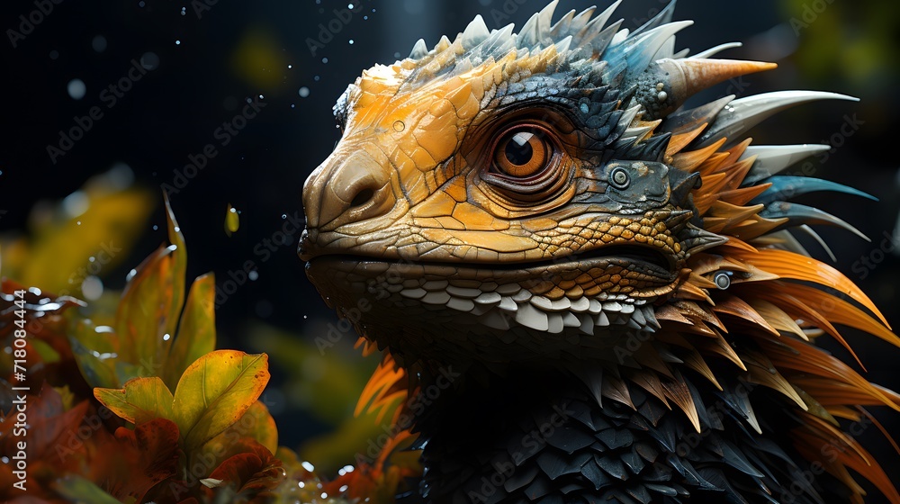 Obraz premium Anthropomorphic Animal Photo Generated with AI Tools