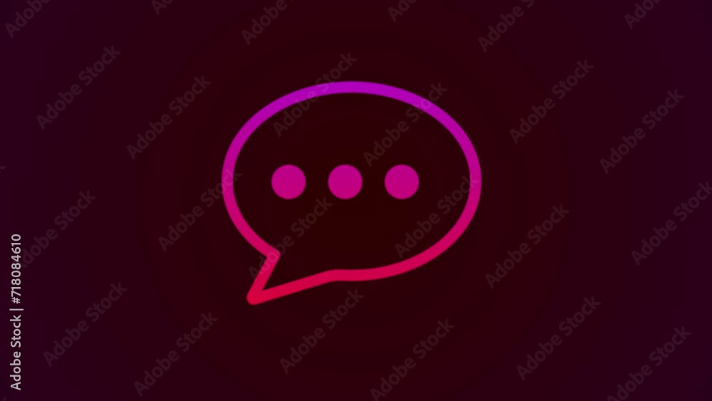 MASSAGE ICON ANIMATION .MOVING CHAT MASSAGE ICON ANIMATION .MOVING CHAT