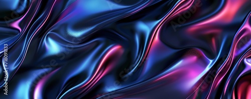 Mesmerizing abstract liquid art - a swirling mixture of purple, pink and black tones creating a hypnotic visual experience