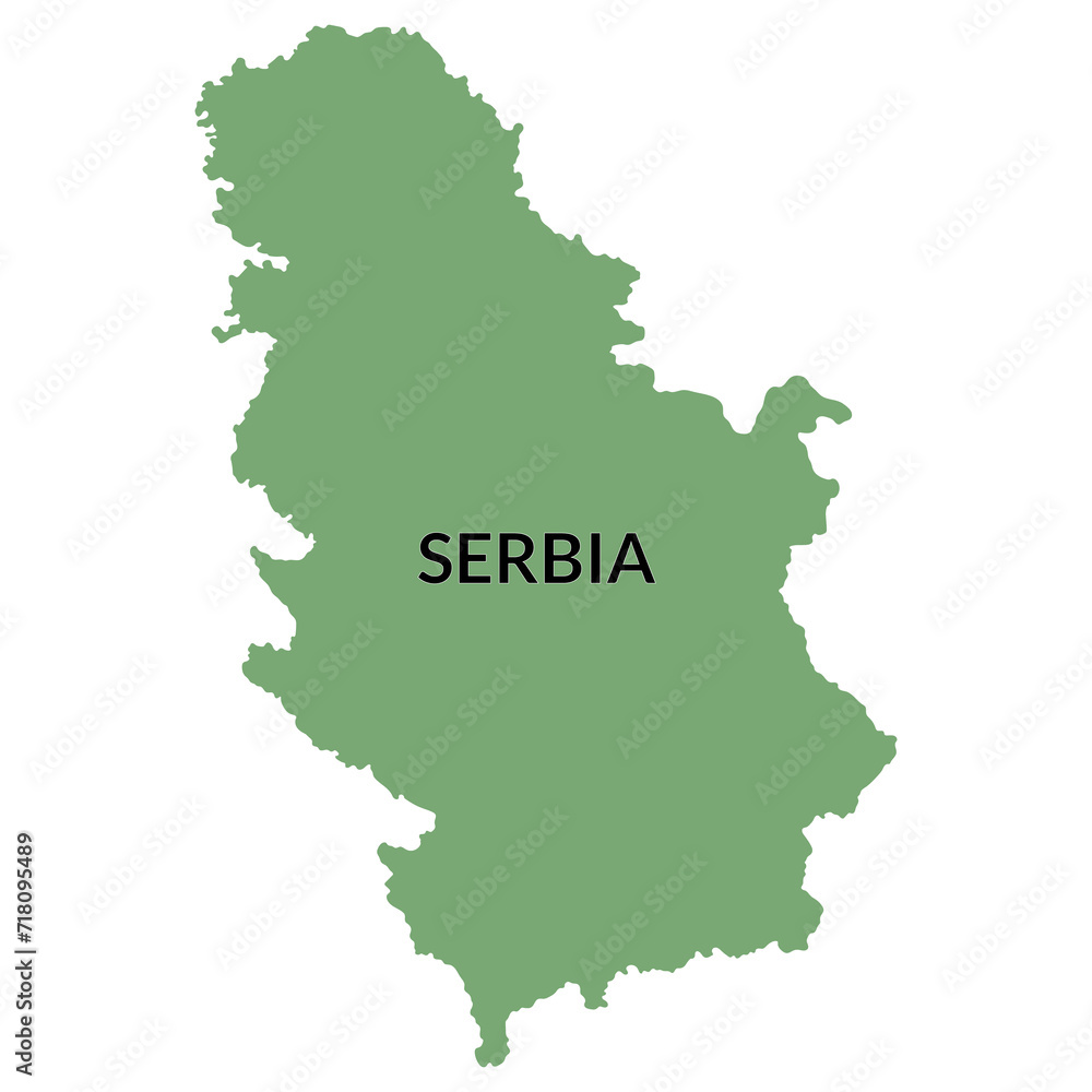 Serbia map. Map of Serbia